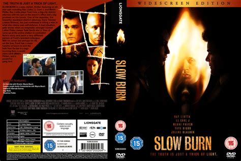 Slow Burn (2005) WS R2 - Movie DVD - CD Label, DVD Cover, Front Cover