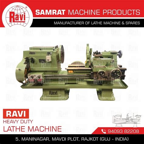 7 Feet Heavy Duty Lathe Machine 52 Mm 500 Mm At Rs 265000 In Rajkot