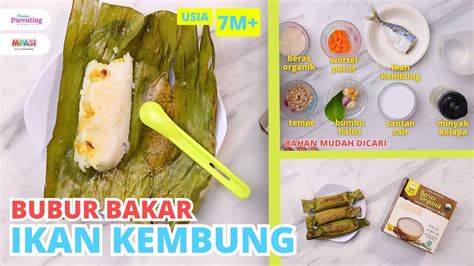 Resep Mpasi Bulan Gtm Bubur Bakar Ikan Kembung Recook Dr Tan Shot Yen