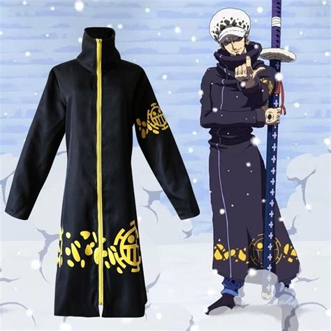 Roupa Manto E Chapeu Trafalgar Law Cosplay Capa One Piece Frete Gr Tis