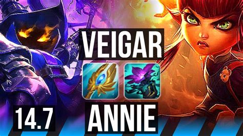 Veigar Vs Annie Mid Winrate Legendary Tr Master