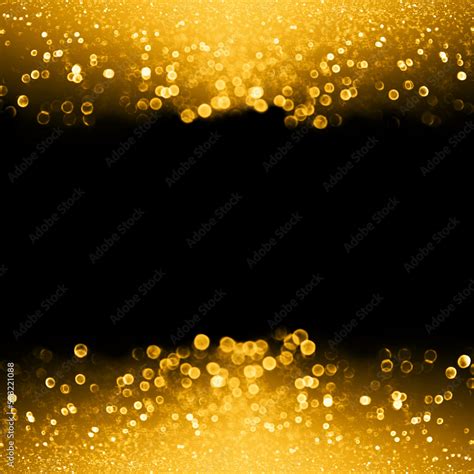 Gold glitter 50 50th birthday wedding anniversary golden background New ...