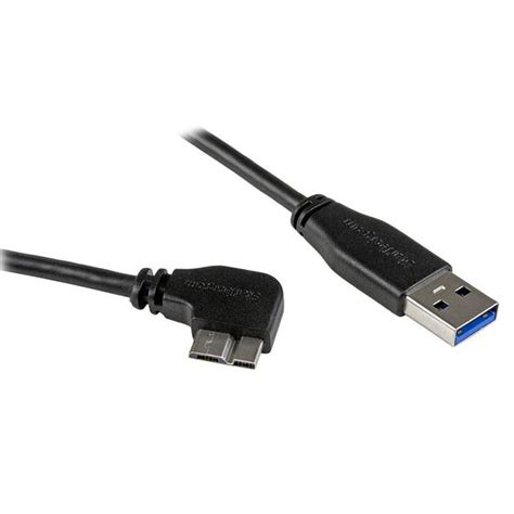 Startech C Ble Usb A Vers Micro Usb B Angle Droit M M