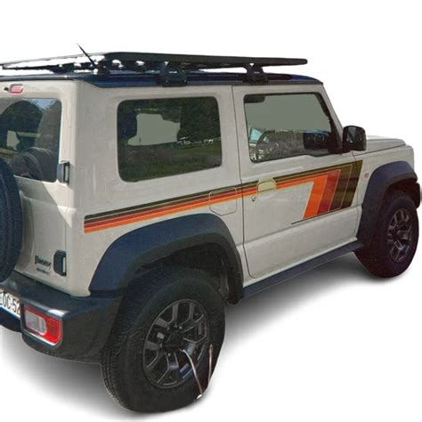 For Suzuki Jimny Waist Line Colored Stripe Stickers Body