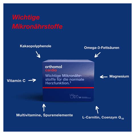 Orthomol Cardio Granulat Tablette Kapseln St Ck Medpex