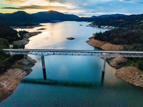 Photos Show California Reservoir Water Levels Before and After Major Storm Events— Oregon ...