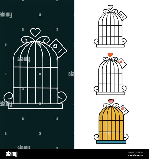 Birdcage Vector Illustration Icon Design Stock Vector Image Art Alamy