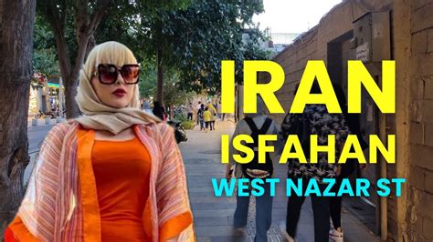 Iran Walking Iran Cities West Nazar Street Part Iran Vlog