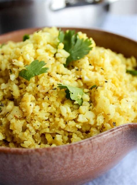 Indian-Spiced Cauliflower "Rice" - The Food Charlatan