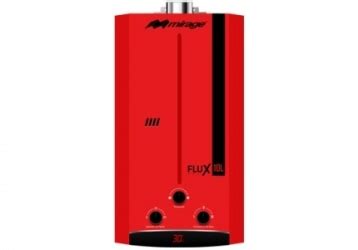 Mirage Calentador De Agua Flux Gas L P G Litros Rojo Mbf Br