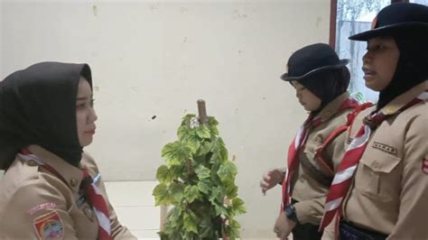 Momen Beri Ujian Ini Yang Dibahas Pembina Leader Scout MTsN 1 Bulukumba