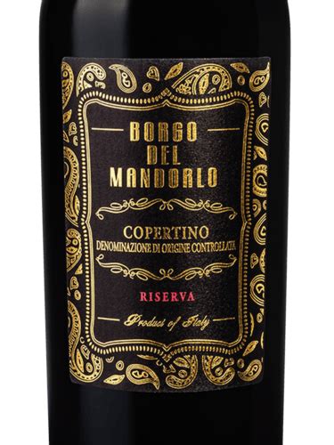 Borgo Del Mandorlo Copertino Riserva Vivino Canada