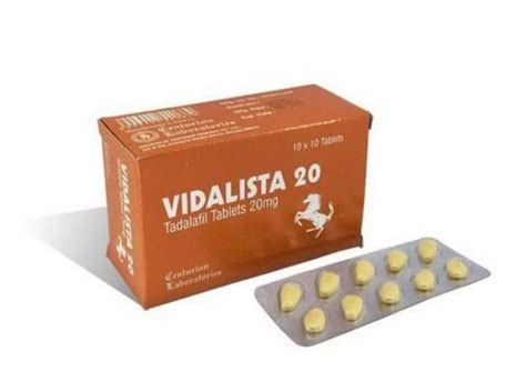 Vidalista 20 Mg Tadalafil Tab At Rs 50 Stripe Male Health Medicines