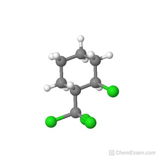 1R 2R 1 Chloro 2 Trichloromethyl Cyclohexane Structure C7H10Cl4