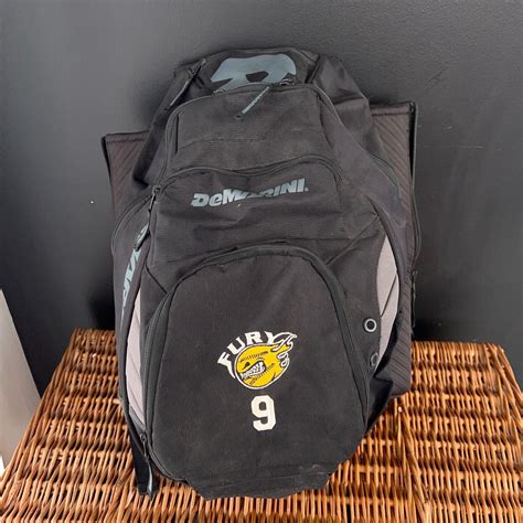 Demarini Voodoo Rebirth Bat Backpack Baseball Pack Bag Black