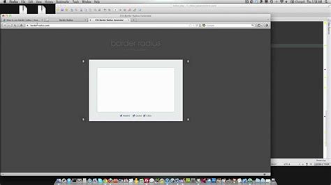 Border Radius Tool And CSS3 YouTube