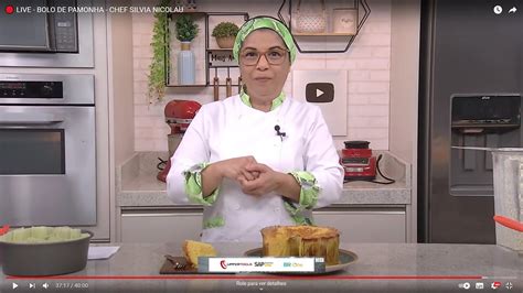 Live Bolo De Pamonha Chef Silvia Nicolau