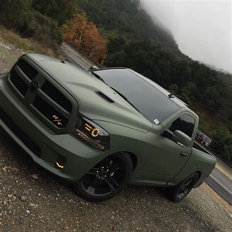 Army Green Dodge Ram