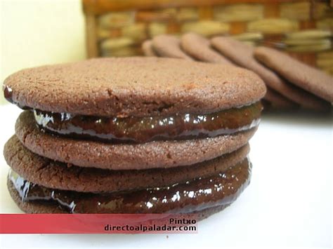 Receta De Galletas Rellenas De Chocolate