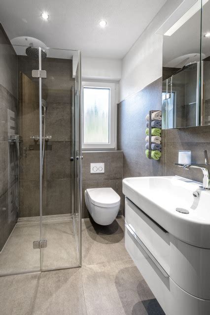 Betonlook Im Neuen Bad Modern Badezimmer Dortmund Von Franke