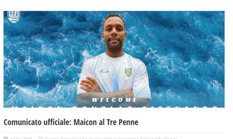 Tre Penne UFFICIALE ecco Maicon giocherà la Conference League