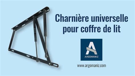 Argomaniz Charnière universelle pour coffre de lit YouTube