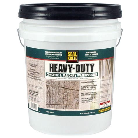 Seal Krete 5 Gal Heavy Duty Waterproofer 700005 The Home Depot