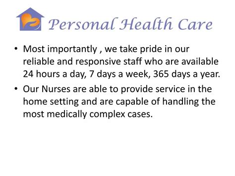 Private Duty Nursing Personal Health Care | PPTX