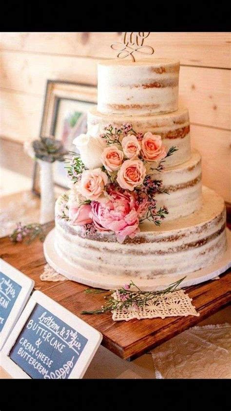 10 Beautiful Semi Naked Wedding Cakes Idée gâteau mariage Beaux