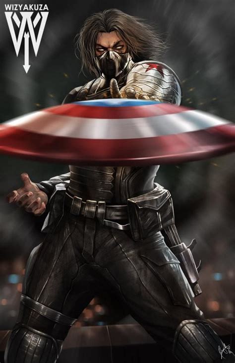 Winter Soldier Marvel Characters Art Winter Soldier Marvel Comics Art