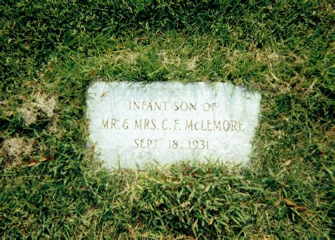 Infant Son Mclemore Unknown 1931 Find A Grave Memorial