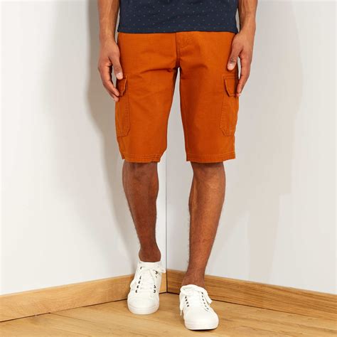 Bermudas Estilo Cargo Hombre NARANJA Kiabi 15 00