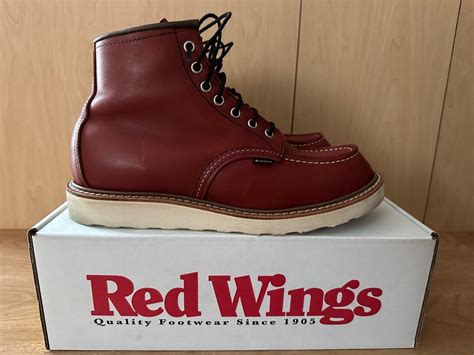 Red Wing 8875 875 Classic Moc Toe Oro Russet Leather Size 45 OFF