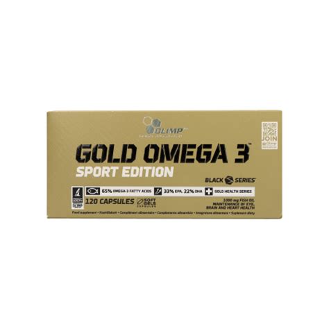 Gold Omega 3 Sport Edition 120caps OLIMP Cena Dawkowanie