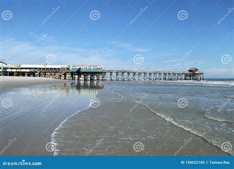 Cocoa Beach Pier, Florida stock image. Image of place - 130022105