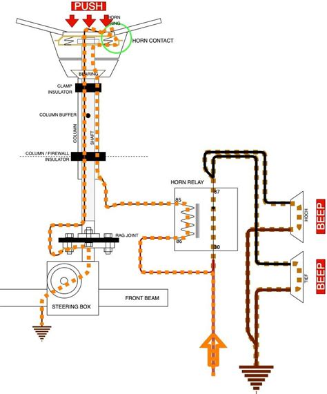 How Does A Car Horn Work Diagram