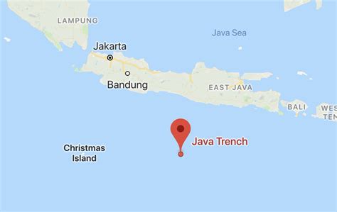 Java Trench Map