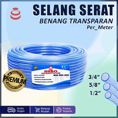 Selang Air Serat Benang Permeter Inch Tebal Mm Selang