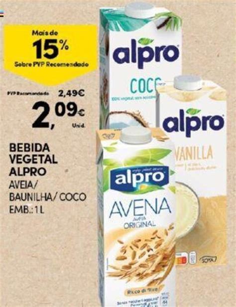 Promo O Bebida Vegetal Alpro L Em Continente