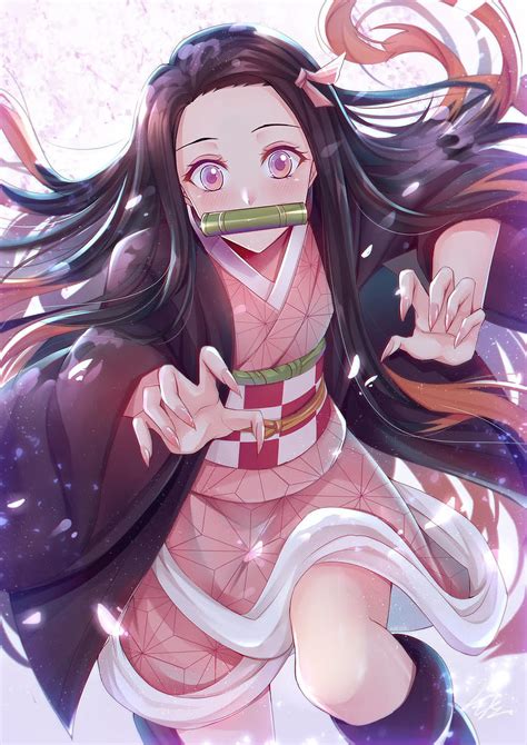 40 Most Beautiful Demon Slayer For Mobile Nezuko Pfp HD Phone