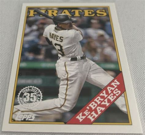 2023 Topps Baseball Kebryan Hayes Pittsburgh Pirates 35th Anniversary