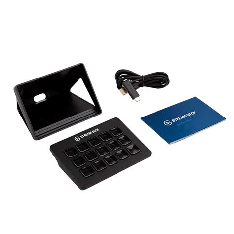 Teclado Elgato Stream Deck Mk Teclas Al Mbrico Usb C Negro