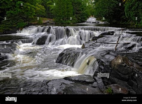 Bond Falls Upper Peninsula Michigan Stock Photo - Alamy