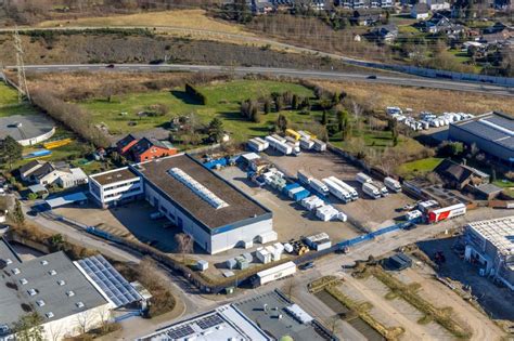 Heiligenhaus Von Oben Industrie Und Gewerbegebiet Im Ortsteil