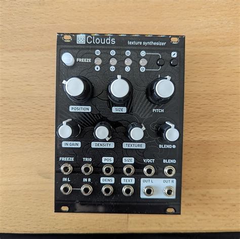 Mutable Instruments Clouds Momo Modular 2015 2017 Black Reverb