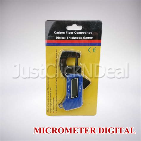 Jual Micrometer Digital Carbon Fiber Mm Thickness Gauge