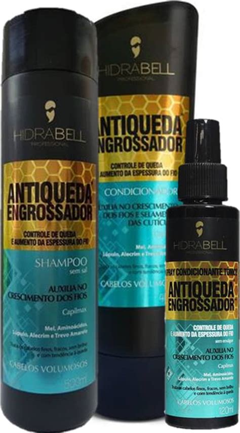 Kit Hidrabell Antiqueda Engrossador Tri Beleza Na Web