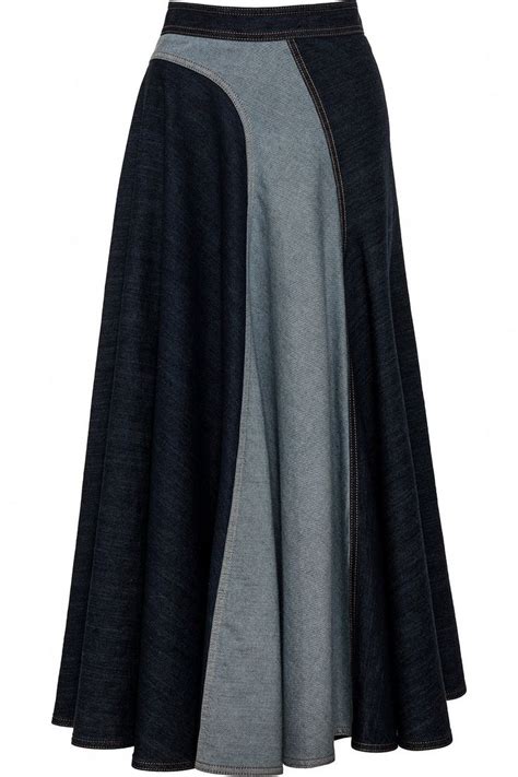 Джинсовая юбка макси LANVIN - Торговый Дом «Волна» | Skirt fashion ...