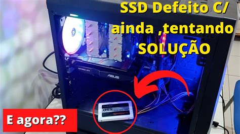 SSD Goldenfir DEFEITO Quase Funcionando O QUE FAZER Goldenfir 512 Gb