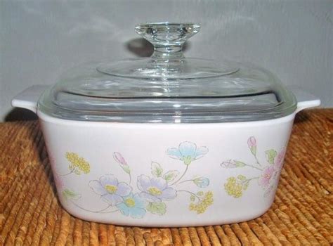 Corning Pastel Bouquet Liter Qt Covered Casserole Etsy Pastel